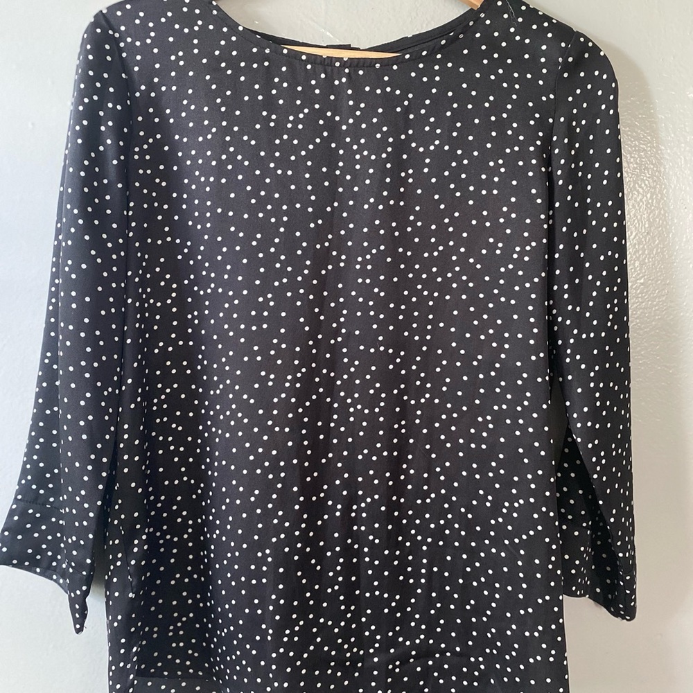 NWT. Polka dot blouse. Size 2.